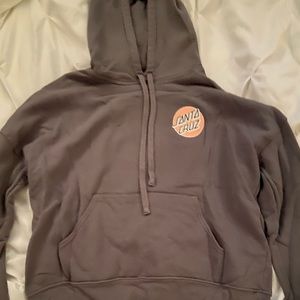 grey santa cruz hoodie